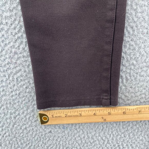 Chicos Jeans Womens 0.5 US 6 Brown Knit Skinny Stretch Jeggings Pockets Casual - Picture 10 of 11